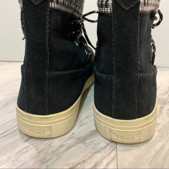Amazon.com | TOMS Womens Alpine Winter Casual Boots Ankle  Toms Alpine Black Winter Boots 6